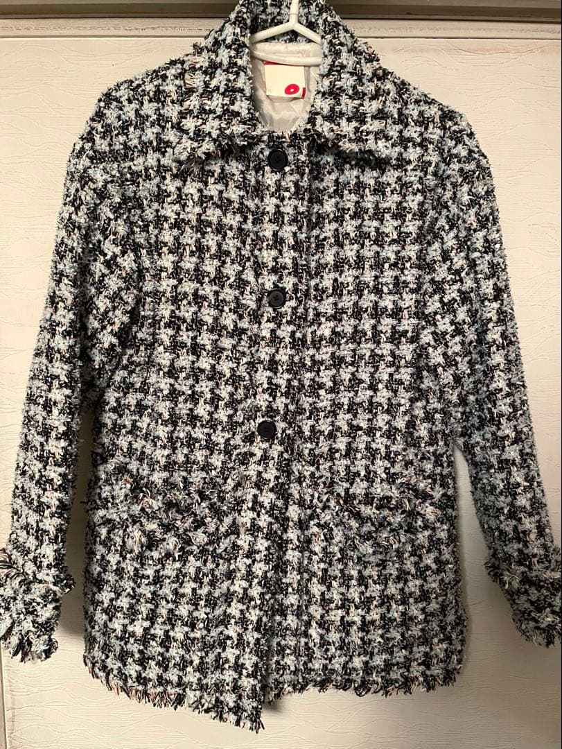 BACCA バッカ ハウンドトゥースツイードワーカーズジャケット - メルカリ