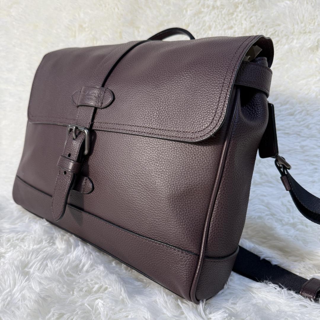 【極美品】コーチ ハドソン メッセンジャー ダークブラウン 2WAY 30623