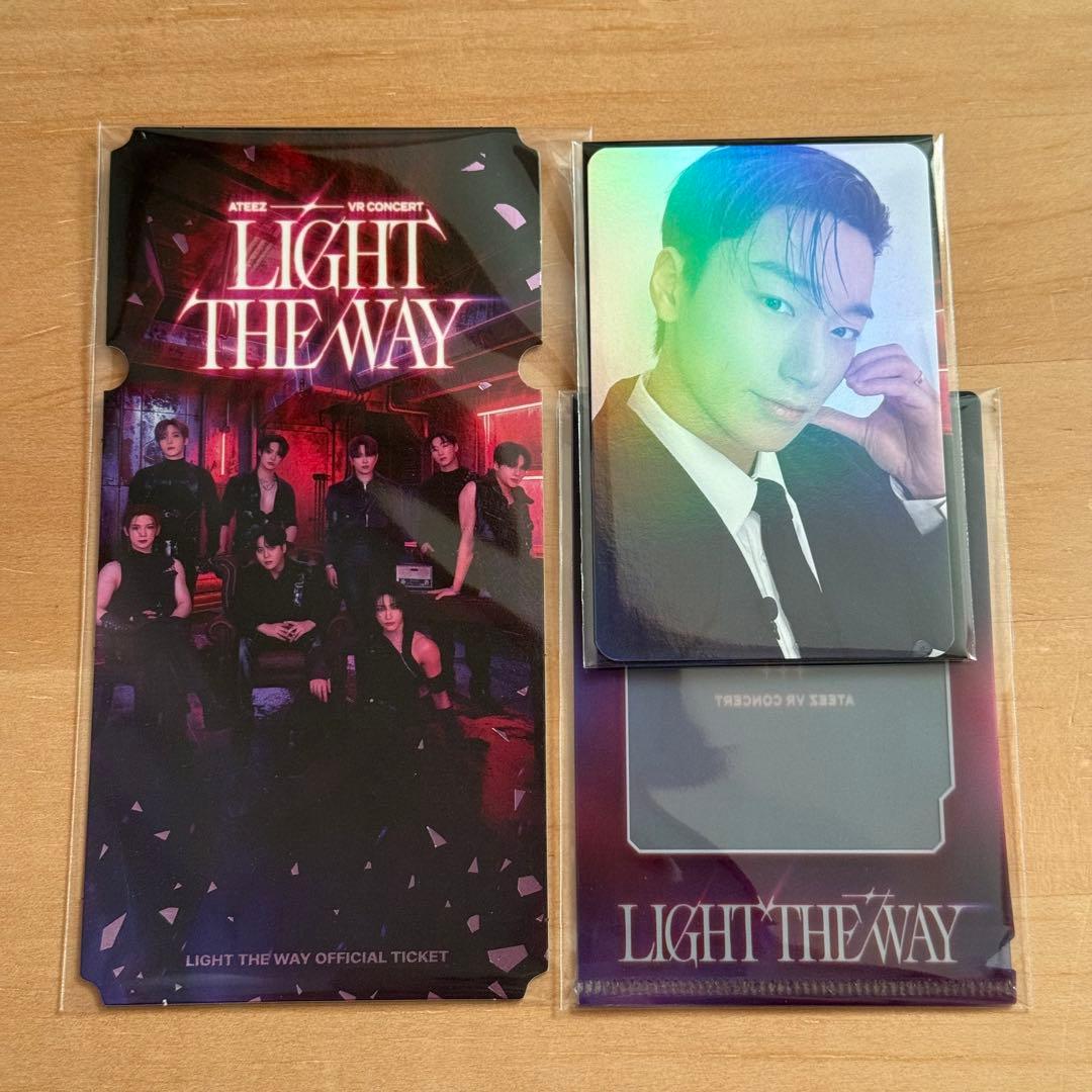 【サン】ATEEZ VR CONCERT スペシャルフォトカード セット 🎬ATEEZ アチズ VR CONCERT : LIGHT THE WAY 入場特典 トレカ フォト
