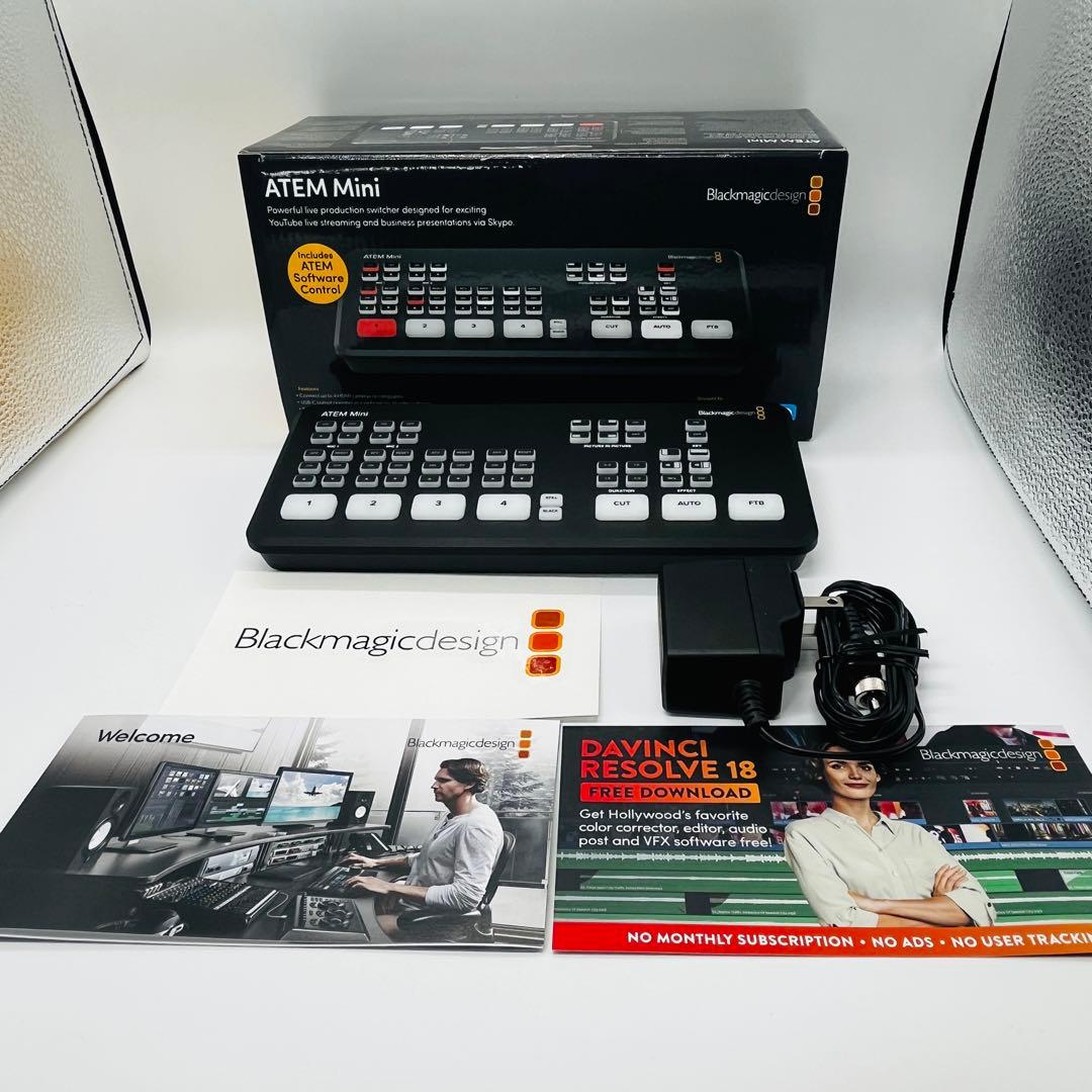 ブラックマジックデザイン　ライブプロダクションスイッチャー ATEM Mini Blackmagic Design (ブラックマジック・デザイン) ライブ