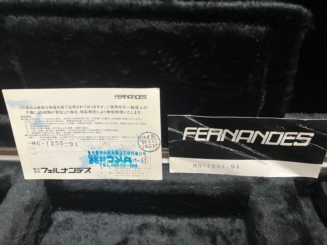 Burny MG-125S HIDEモデル 300本限定 ハードケース付属 - メルカリ