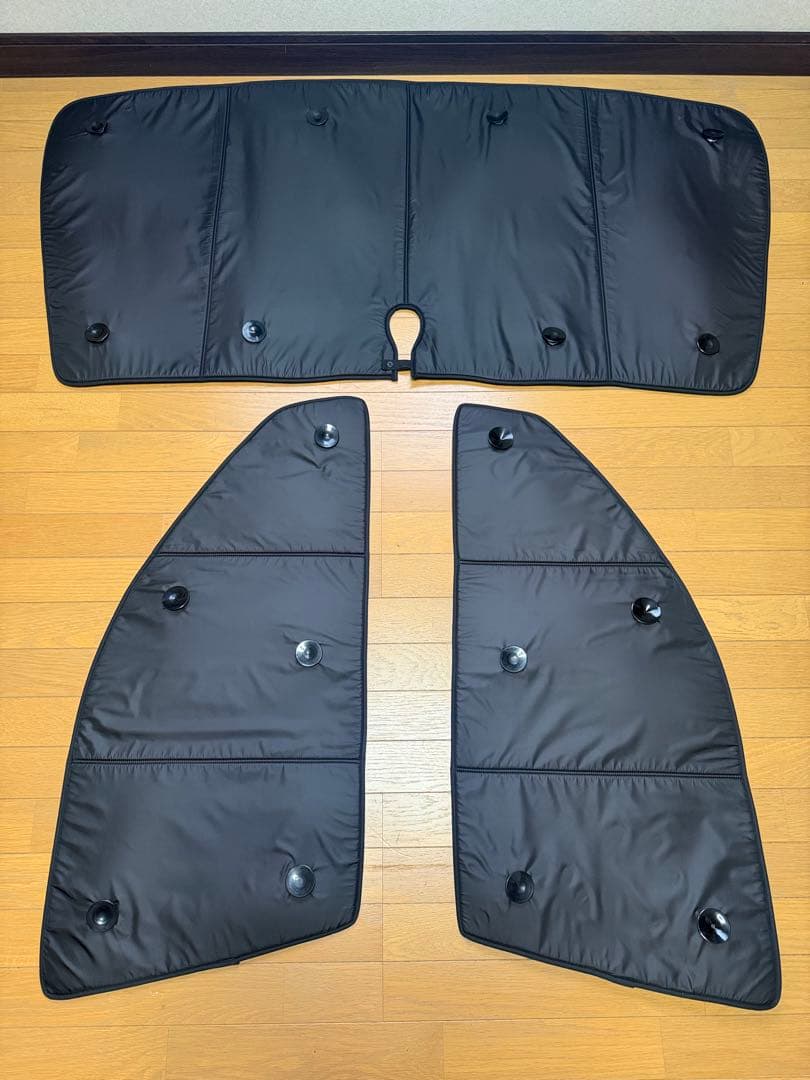 ランドクルーザープラド150系サンシェード全面 ランドクルーザー 150系 プラド サンシェード 全窓用 5層構造 ブラック