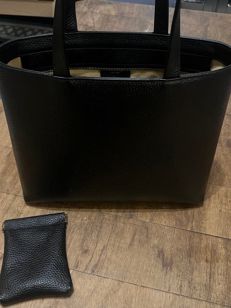 ハッシュタグ Hush Tugトートバッグ　ジップミニトート ブラック 黒