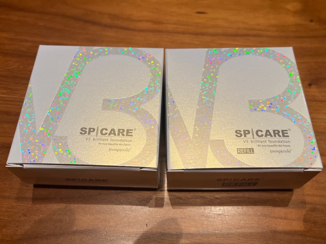 SPICARE V3 ブリリアントファンデーション本体とレフィル