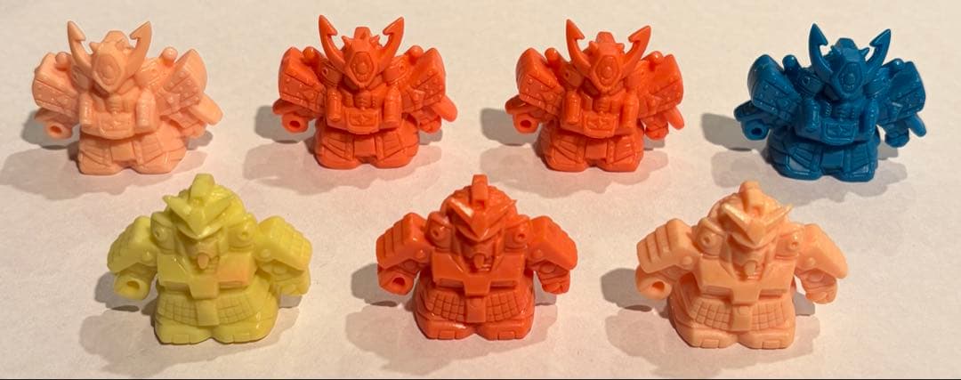 SDガンダム ガン消し 武者・武者ZZ 色違い7体 当時物 - メルカリ