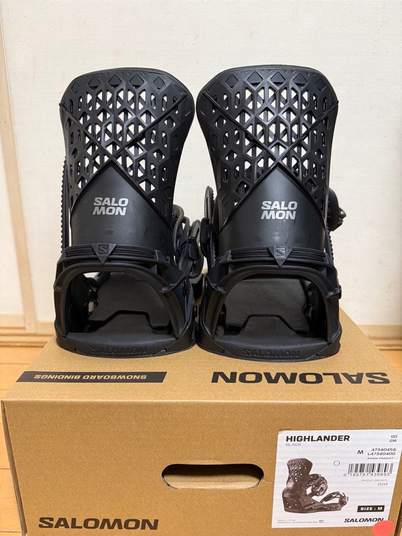 SALOMON HIGHLANDER ビンディング ブラック24-25 Mサイズ