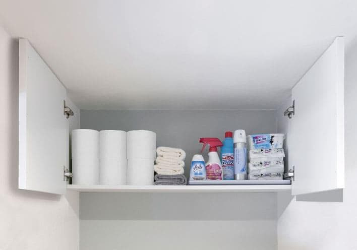 ★南海プライウッド★ トイレ上部収納 TJHD-CW-A クリアホワイト