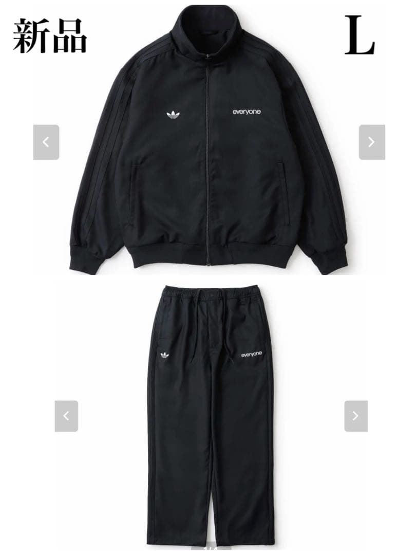 TRACK TOP PANT everyone (BLACK) サイズ：L