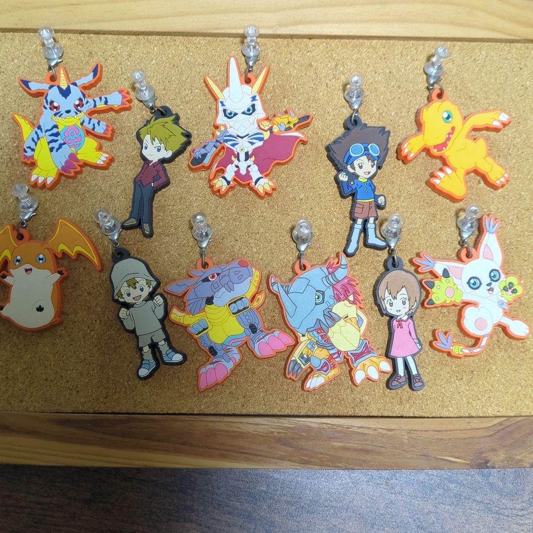 デジモンアドベンチャー 僕らのウォーゲーム ラバーストラップ 全種