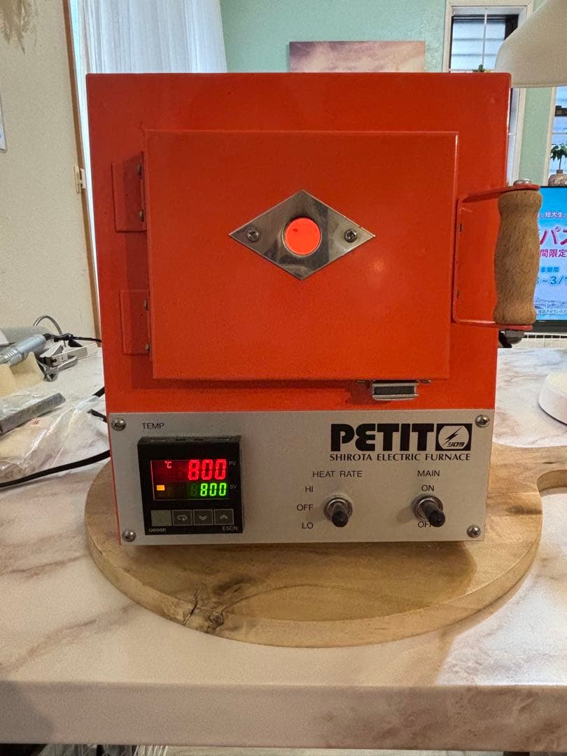 SUPER PETIT 電気炉シロタ アートクレイシルバーアクセサリー