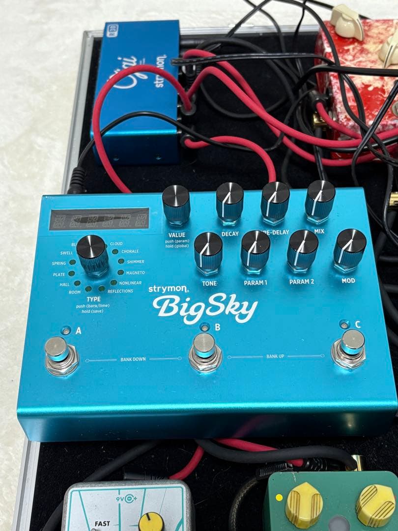 strymon bigsky 美品 Strymon BigSky MX Reverb Workstation Effects Pedal Blue | Guitar