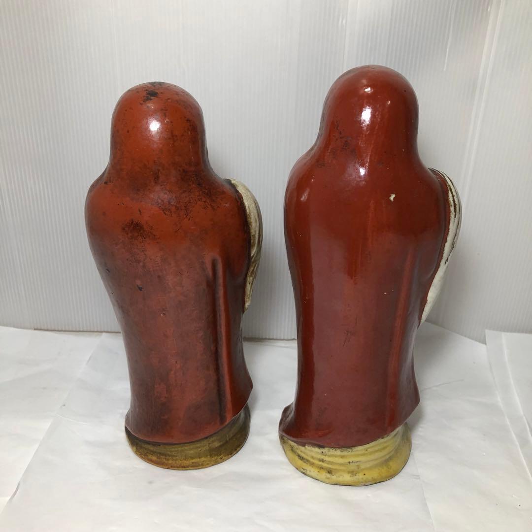 達磨大師像 達磨 置物 陶磁器 骨董 2体セット - メルカリ