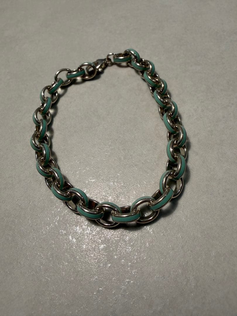 Tiffany & Co. ドイツ製 エナメル　ドーナツリンク　ブレスレット