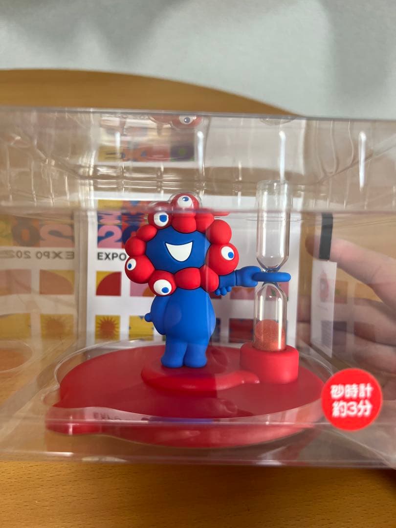 【新品未開封】大阪関西万博 ミャクミャク砂時計付きカップ型ストッパー