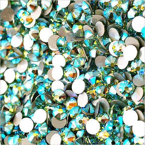 ★【セール】　スワロフスキー　オーロラ青系６色セット約7000粒★ｓｓ５～１６