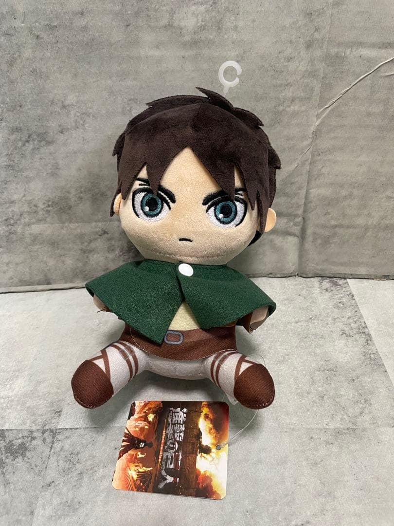 進撃の巨人 お座りぬいぐるみS エレン・イェーガー　調査兵団 自由の翼