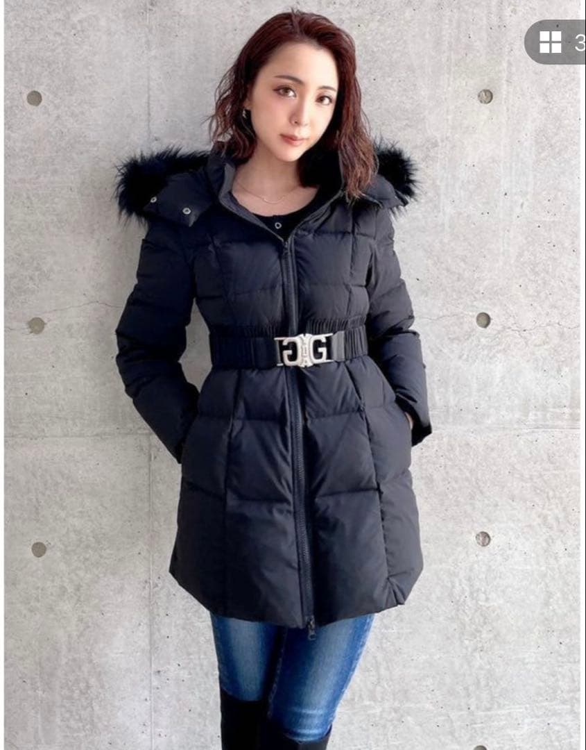 GYDA Symmetry ベルト付きロングダウンコート