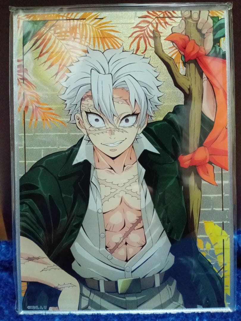 鬼滅の刃　メタリックボード　サンシャインシティ　不死川実弥