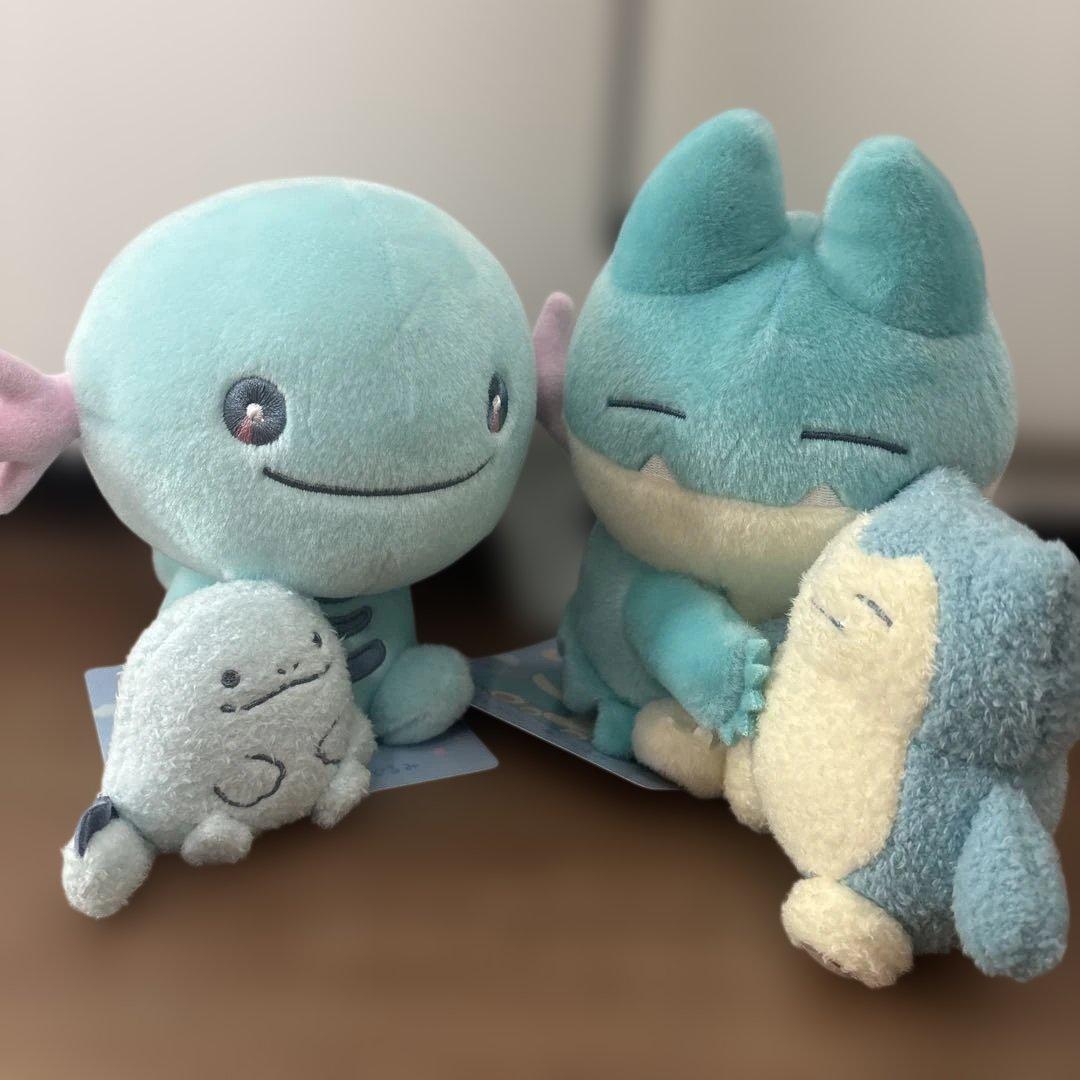 ポケモンLittle Daydreamゴンベとカビゴン ウパーとヌオーぬいぐるみ