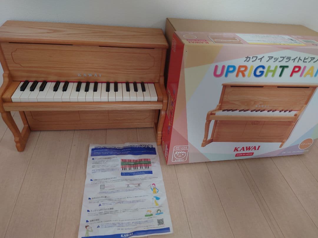 KAWAI アップライトピアノ ナチュラル 美品 ミニ おもちゃ ピアノ Amazon | カワイ ミニピアノ アップライトピアノ ナチュラル 1154 人気