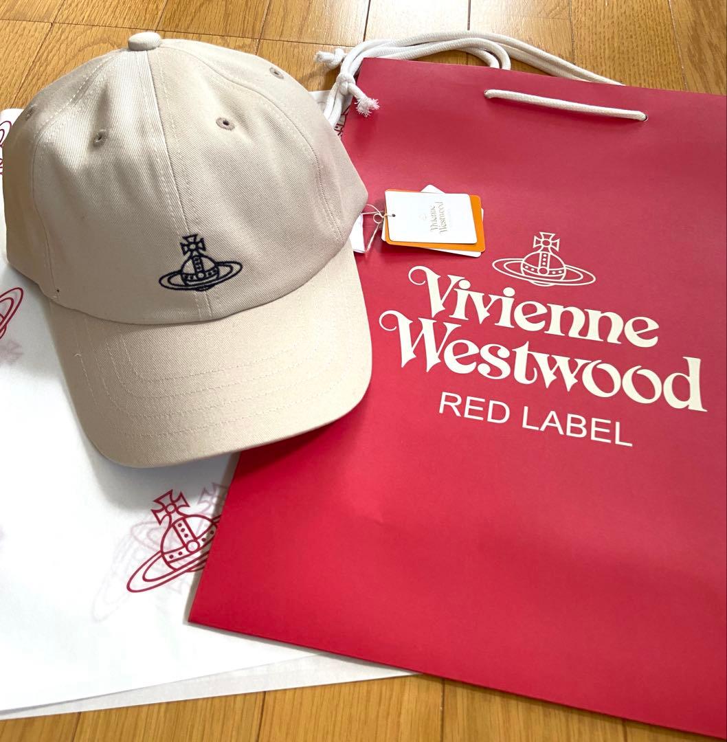 【新品】ヴィヴィアン ウエストウッド ベージュキャップ プレゼントにも！