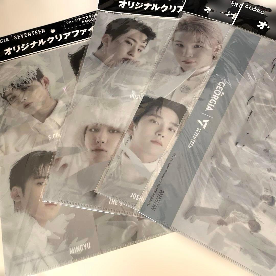 未開封】SEVENTEEN クリアファイル 4点セット - メルカリ