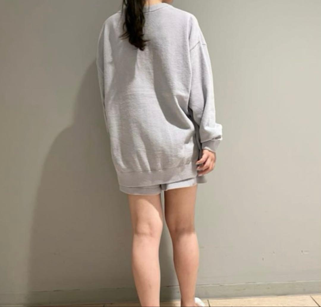 ジェラピケ JUNIOR CATジャガードプルオーバー&ショートパンツセット