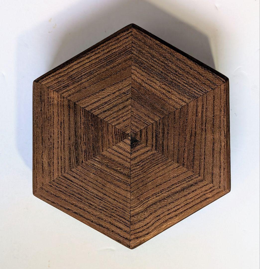 ビンテージ香合『神代欅寄木造』『六角型』『本堂中央香合』〉 - メルカリ