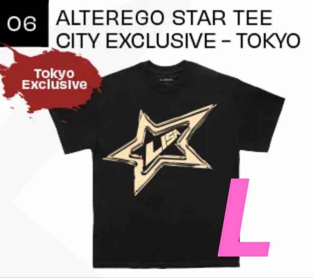 Lisa popup tokyo ALTEREGO STAR TEE Tシャツ