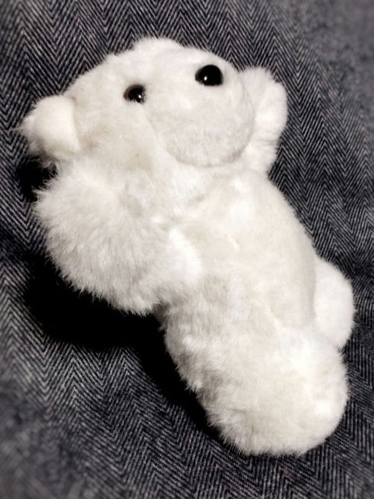 SANTA BEAR シロクマ 白熊 ぬいぐるみ ヴィンテージ レトロ 非売品