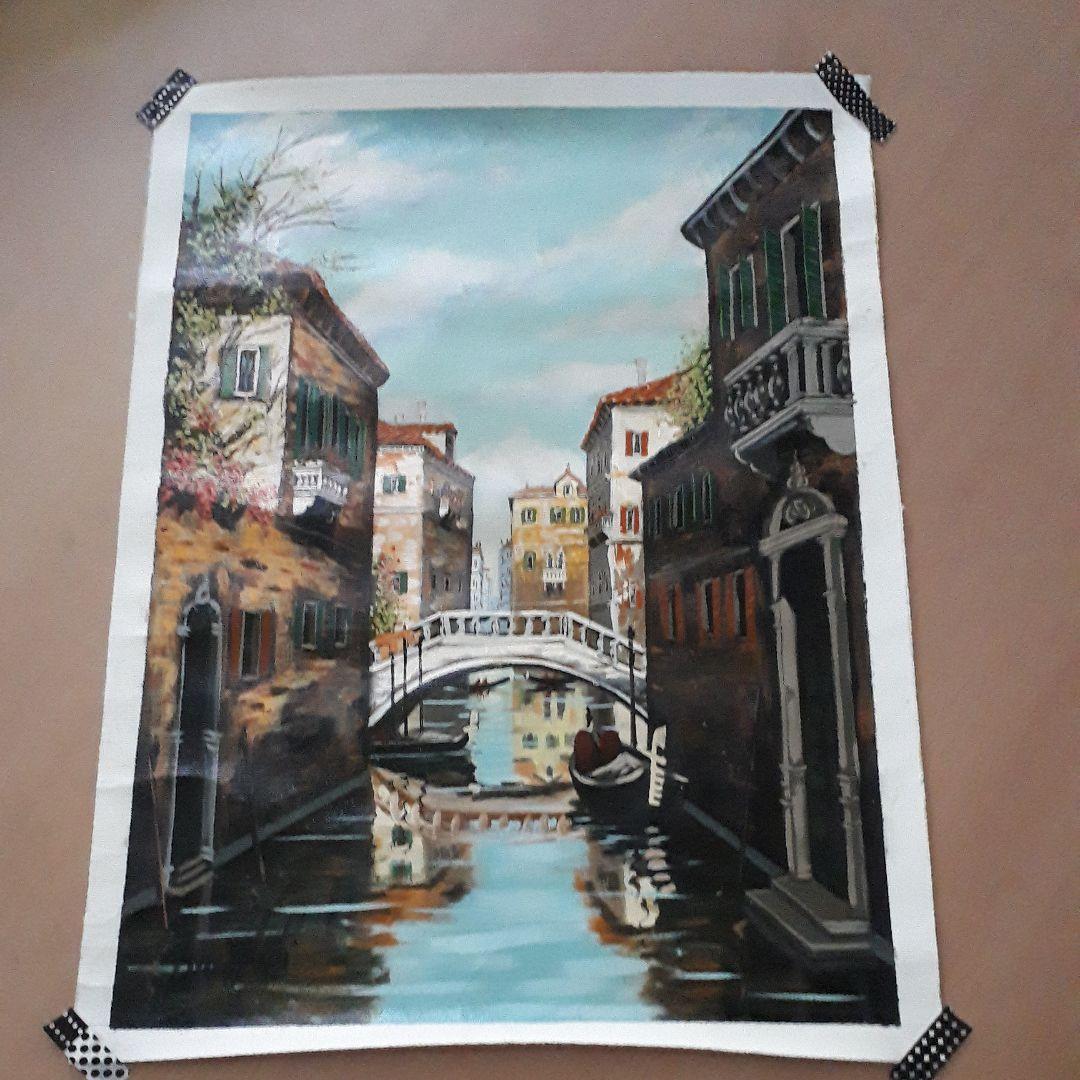 はまなすの海油絵F4(242×333mm)