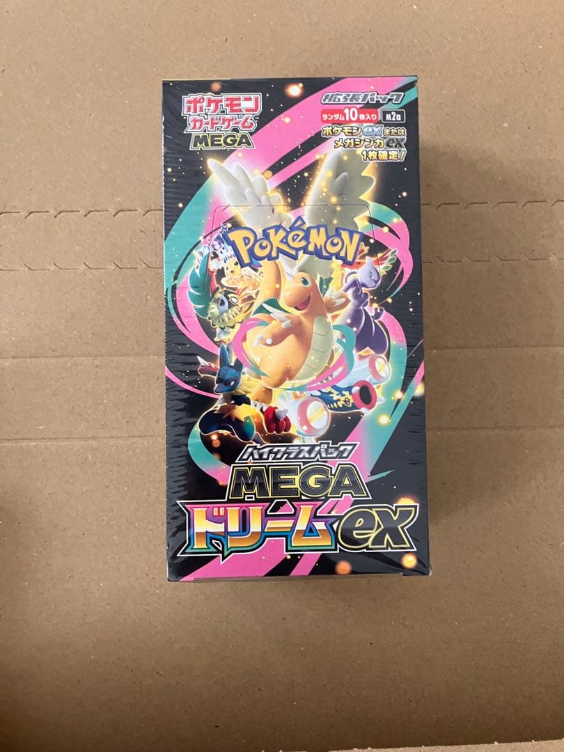 ポケモンカードゲーム MEGAドリームEX 1box 新品未開封　シュリンク付き