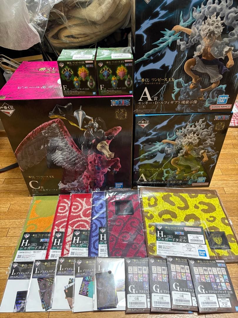 一番くじ　ワンピース　ex 悪魔を宿す者達vol.3 A賞2個C賞 セット