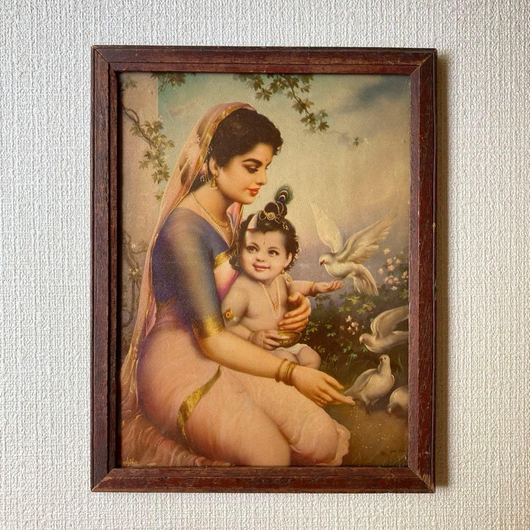 クリシュナ　ビンテージポスター　　　額縁付 楽天市場】額入りポスター ヒロヤマガタ ＜CP HY39 ヒロヤマガタ LA's