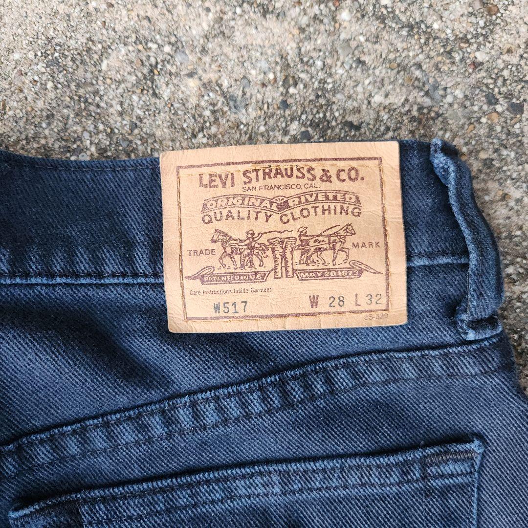Levi's 517 90s ブーツカット 濃紺