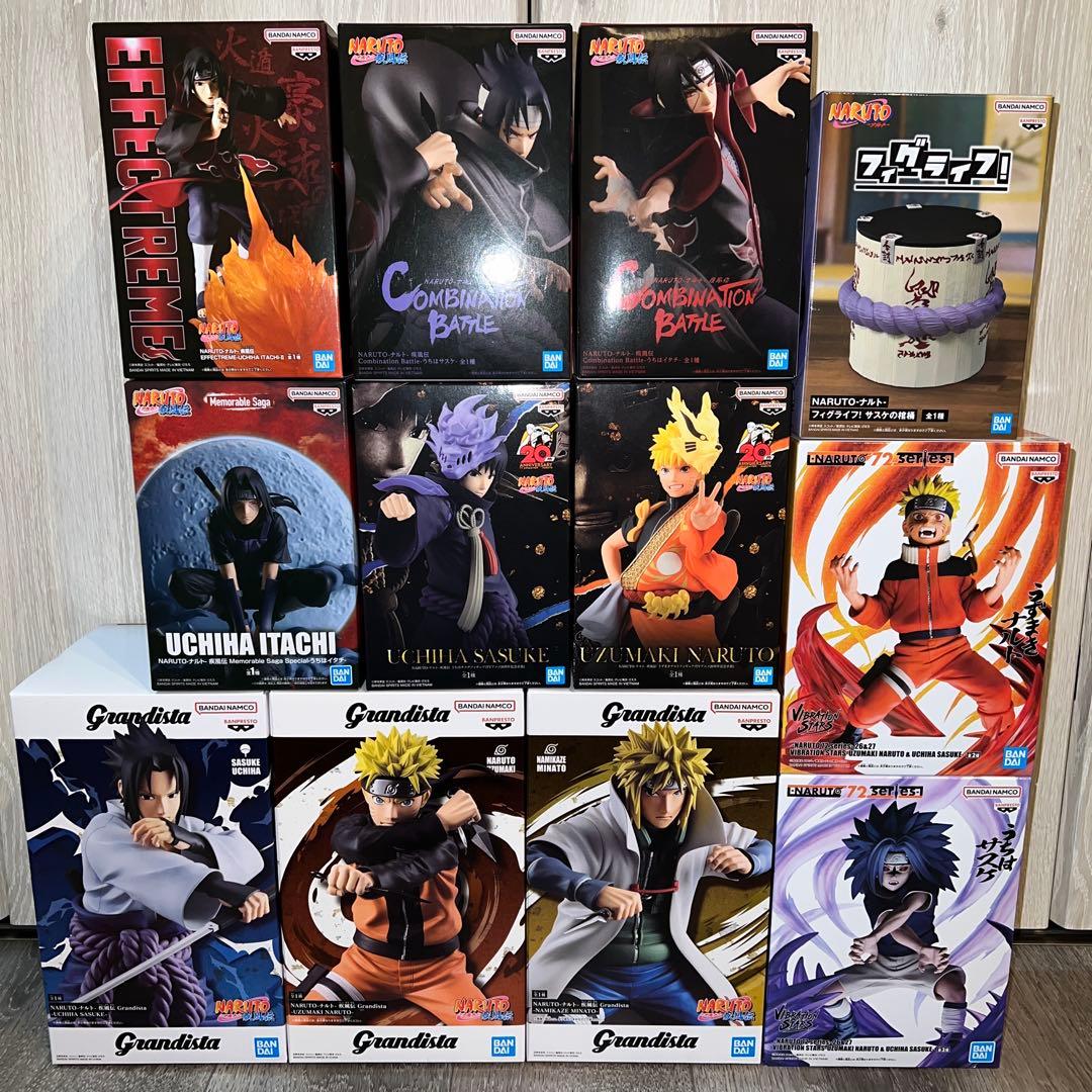 NARUTOフィギュアセット　ナルト　サスケ　イタチ　ミナト　暁　人気　最新
