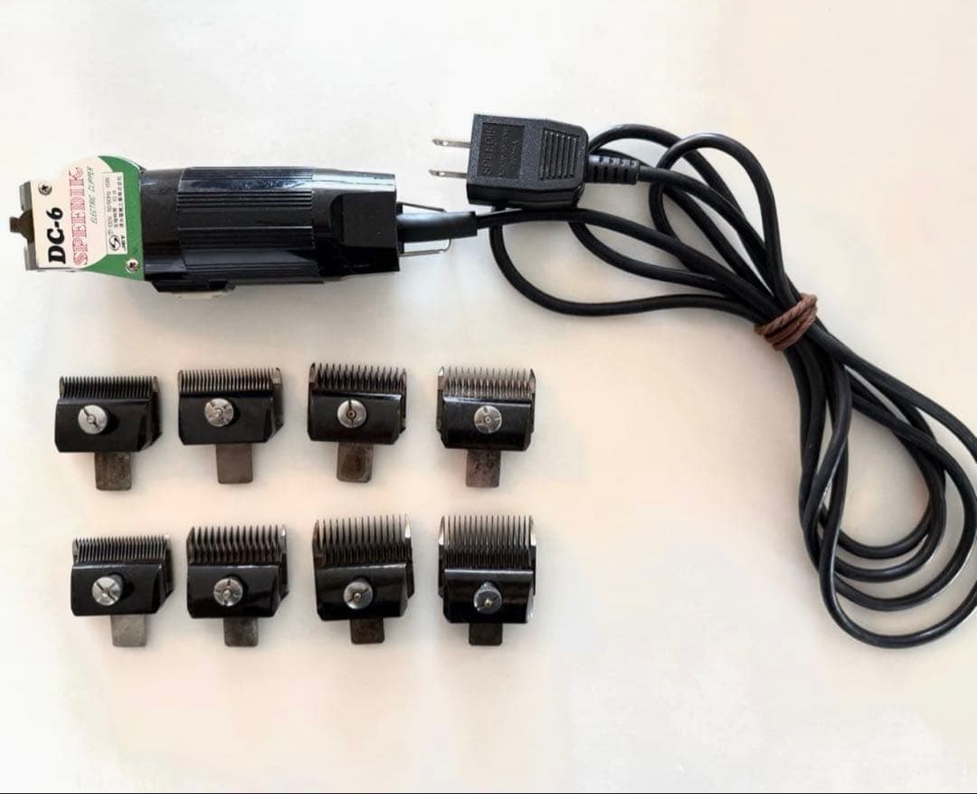 SPEEDIK DC-6 電動バリカン　バリカン刃8個セット♪