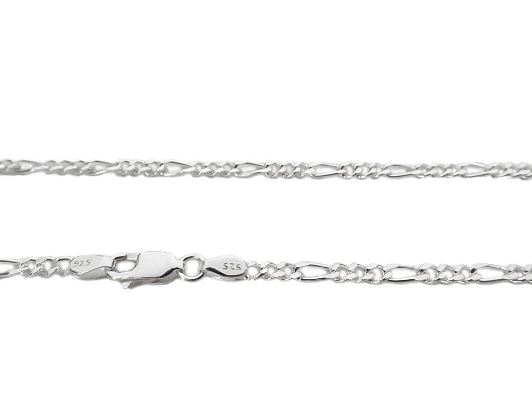 【殿隠者】フィガロチェーン シルバー925 2.4mm 60cm
