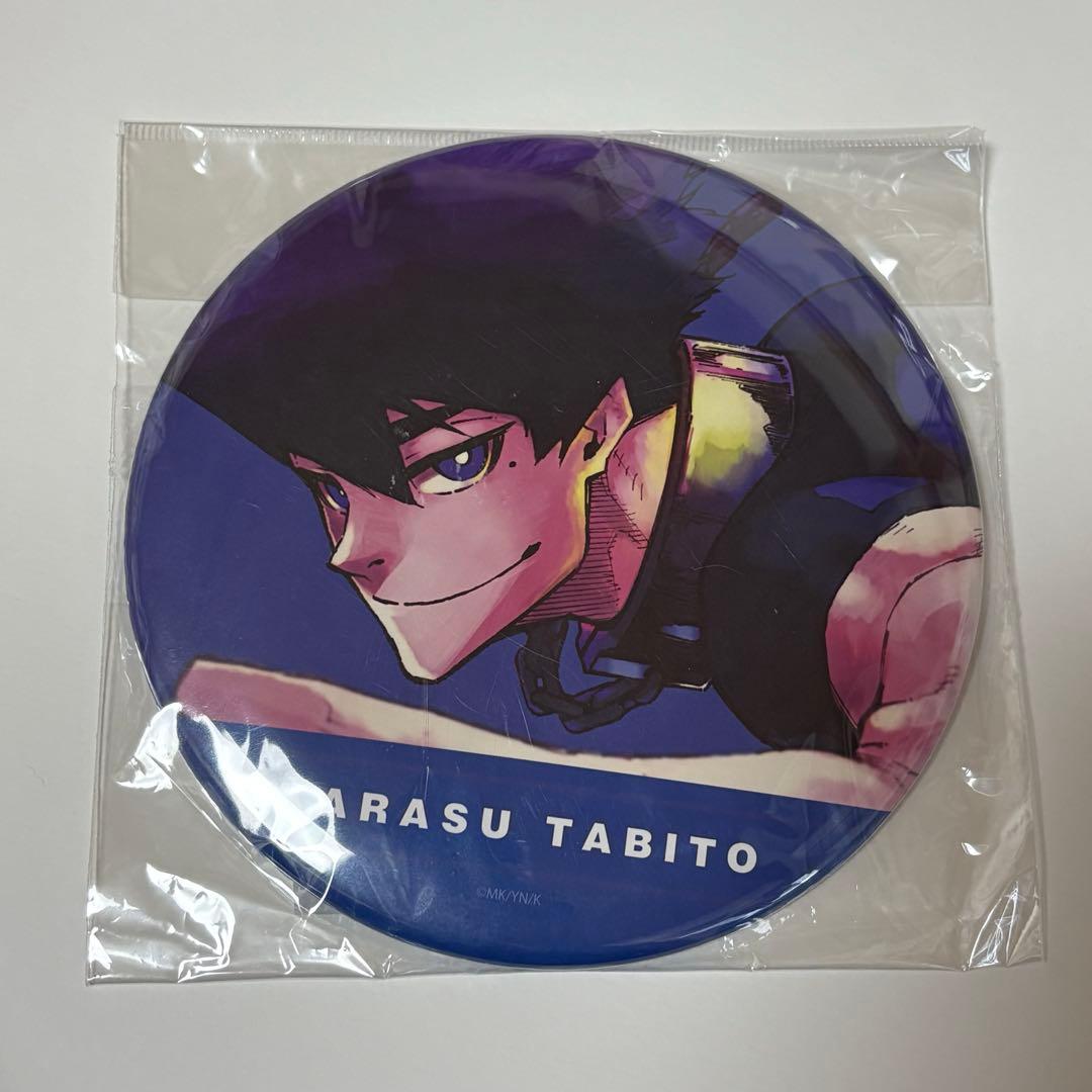 烏旅人 ブルーロック 原作絵 ビッグ缶バッジ - メルカリ