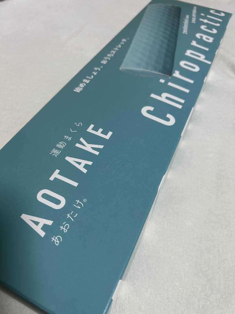 【新品・未使用】全健会 あおたけ運動枕／ストレッチ・姿勢ケア