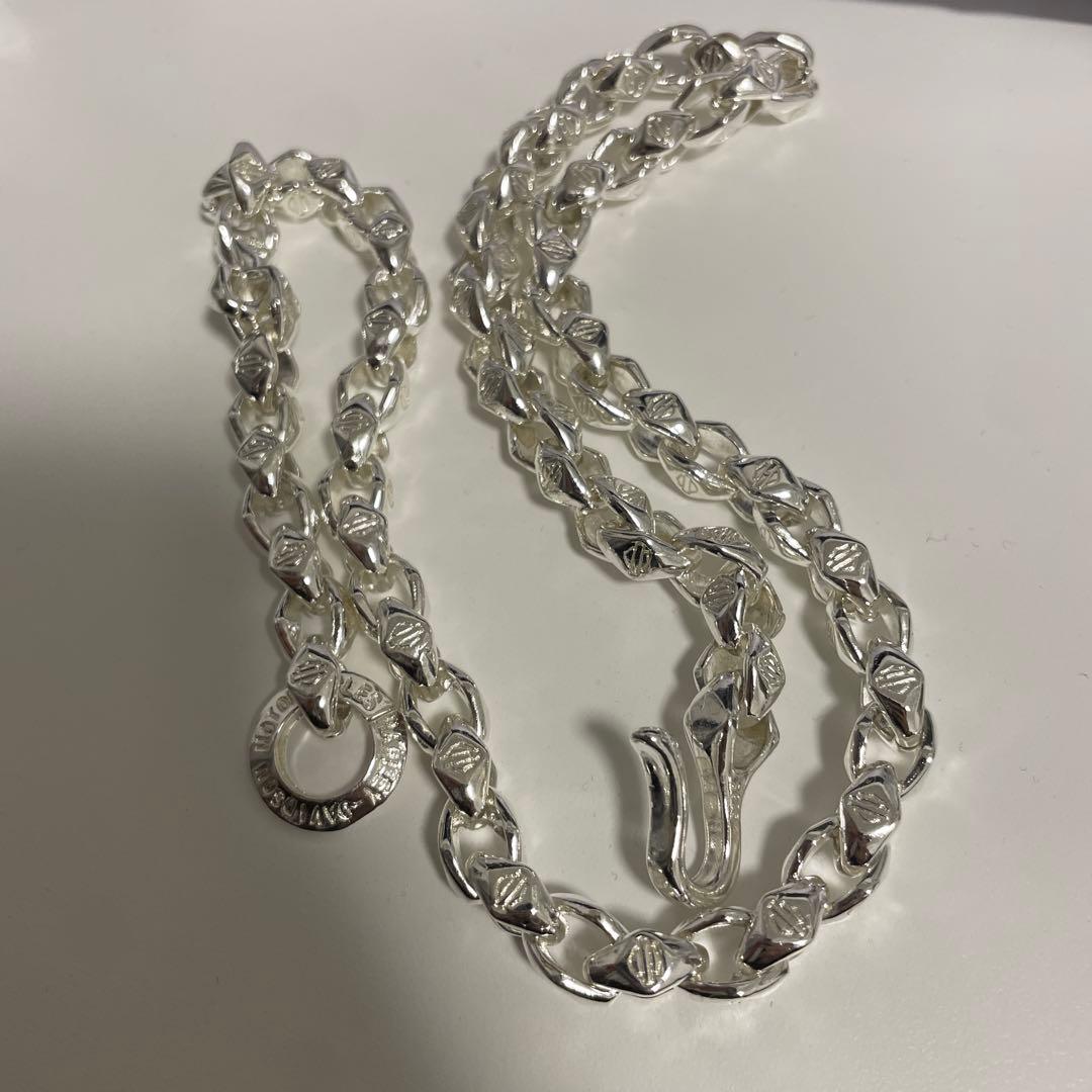 シルバー925ハーレーダビッドソンネックレス