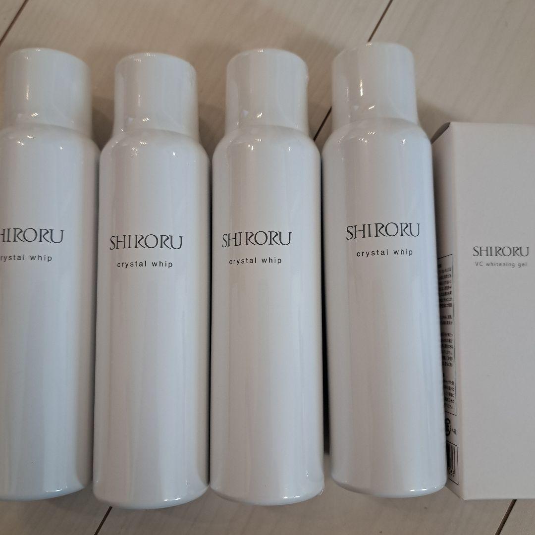SHIRORU クリスタルホイップ4本　薬用VCホワイトニングゲル　セット 楽天市場】【P10倍3月1日23:59マデ】SHIRORU（シロル）クリスタルVC