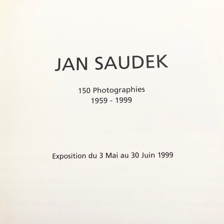 ヤンソーデック 写真集 JAN SAUDEK-150 PHOTOGRAPHIES - メルカリ
