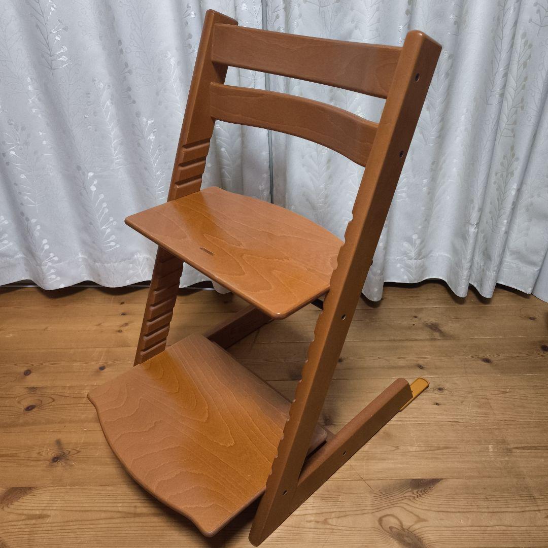 【美品】STOKKE TRIPP TRAPP チェリー シリアル5 延長ラダー付