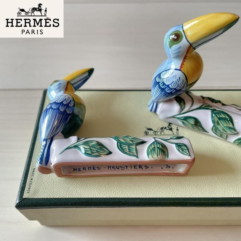 【福助さま専用】エルメス HERMES トゥカン カードホルダー 割れあり