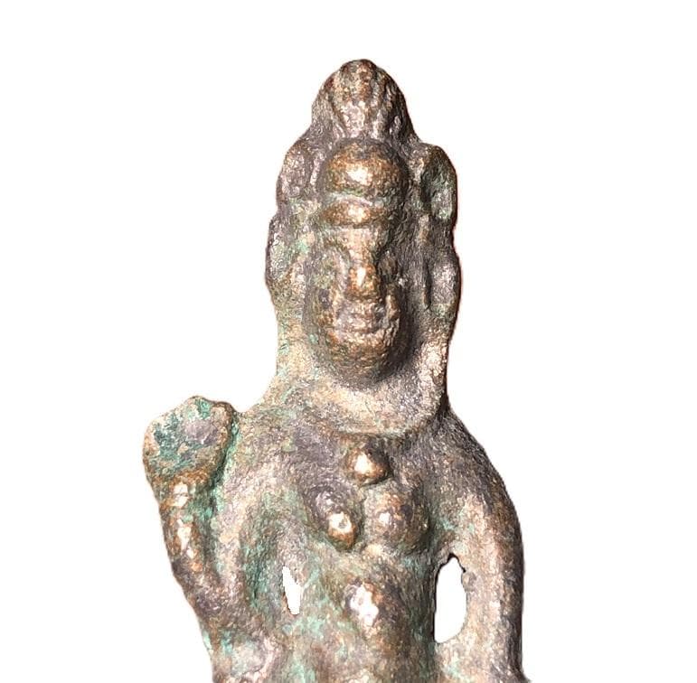 金銅菩薩立像 】 唐代仏教 念持仏/携行仏