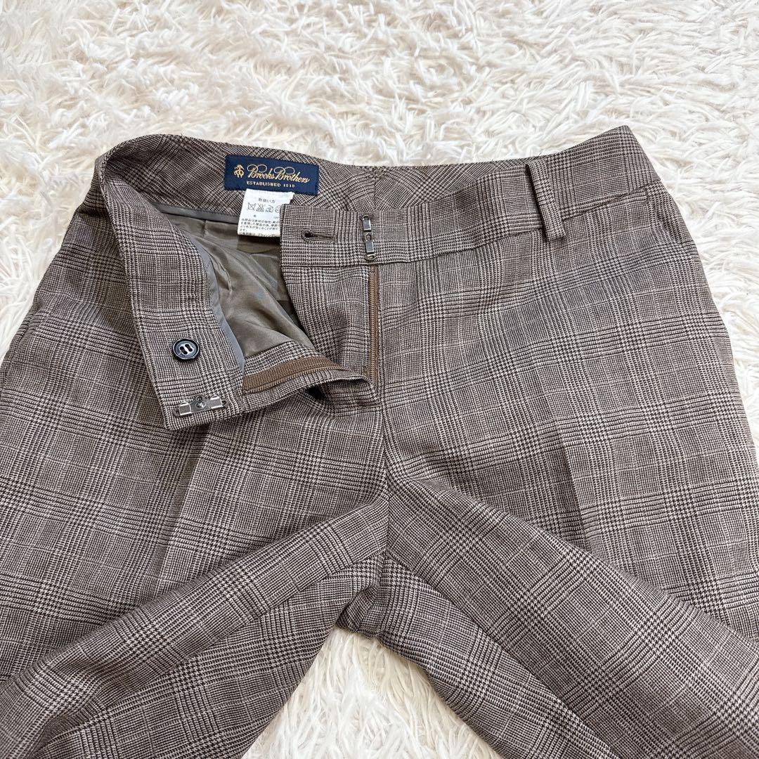 美品】ブルックスブラザーズ セットアップスーツ パンツ ブラウン