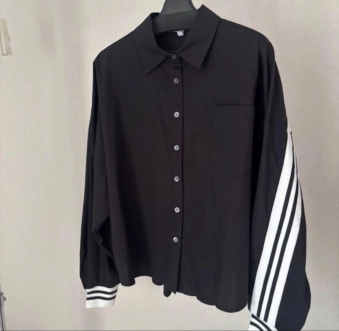 Dignite collier サイドラインシャツ