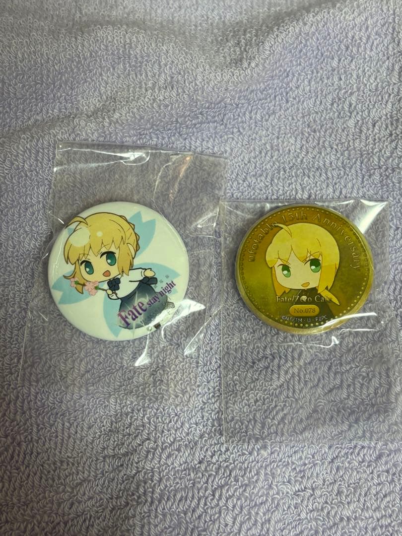 Fate HF ゼロカフェ ufotable cafe 缶バッジ セイバー - メルカリ