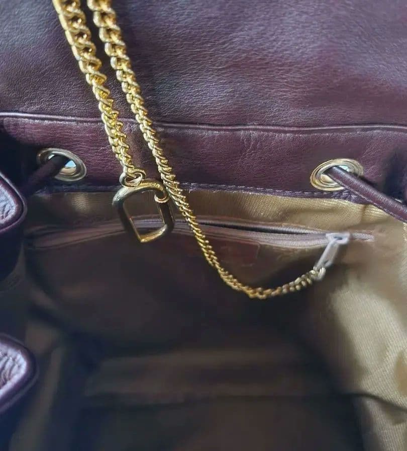 希少】ソニアリキエル パリ店舗購入 牛革リュック 90年代ヴィンテージ